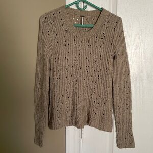 Free People Women’s Knit Scoop Neck Sweater. Size Small.